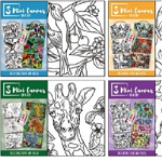 Set creatie 3 mini-tablouri pe sfoara - pasari, fluturi, flori, jungla - 4 modele | Wins Holland, Wins Holland