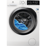 Masina de spalat rufe Electrolux EW7FN348PS, 8 kg, 1400 RPM, Motor Inverter cu MagnetPermanent, Display LED touch control, TimeManager, Clasa A (Alb), Electrolux