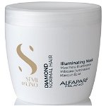 Masca tratament de stralucire pentru par normal - Illuminating Mask - Semi Di Lino - Diamond - Alfaparf - 500 ml, Alfaparf Milano