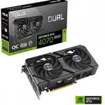 Placa Video ASUS DUAL GEFORCE RTX 4070 SUPER EVO OC 12GB GDDR6X 192 bit, Asus