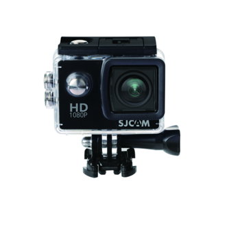 Camera video sport SJCAM SJ4000, 12MP, 4K 30FPS, unghi 170°, alb, 59.2x29.8x41mm