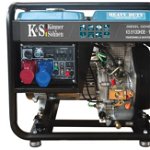 Generator De Curent 7.5 Kw Diesel - Heavy Duty - Konner & Sohnen - Ks-9100de-1/3-hd-atsr, Konner & Sohnen