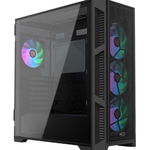 Carcasa Raijintek Ponos Ultra MS4, Panou frontal Mesh, Middle Tower, Fara sursa, ATX (Negru), RAIJINTEK