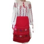 Costum popular dama format din 3 piese, ie, fusta si fote, bumbac 100% de calitate superioara - LLDJ10105