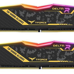 Memorie Team Group TUF RGB, DDR4, 2x8GB, 3200MHz, CL 16