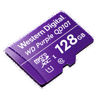 Card MicroSD 128GB, seria Purple Ultra Endurance - Western Digital, WD