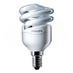 Bec economic spiralat Philips, E27 sau E14, 45W, 505 lumeni, Philips