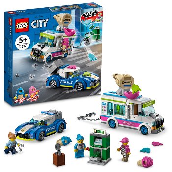 Jucarie - Urmarire furgoneta de inghetata, LEGO, plastic, LEGO