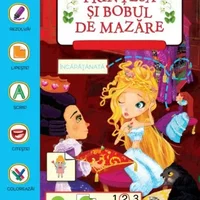 Activitati de poveste. Printesa si bobul de mazare. Carte cu autocolante, 