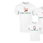 Set de tricouri pentru Familie Primul paste in 3 SA625, Zoom Fashion
