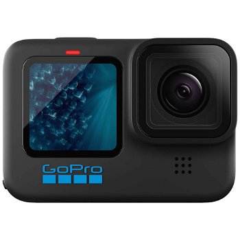Camera Video de Actiune GoPro HERO 11 Black Edition, 27 Mpx, Filmare 5.6K, Waterproof, GPS, New Packing (Negru), GoPro