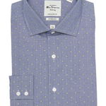 Imbracaminte Barbati Ben Sherman Navy Clip-Spot Glen Dress Shirt NAVY