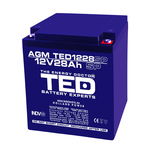 Acumulator AGM TED1228M5SP 12V 28Ah Special Size, TED