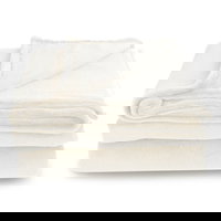 Pătură din microfibră DecoKing Mic, 200 x 220 cm, crem deschis, Restilo