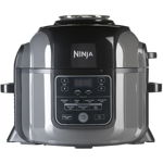 Multicooker Ninja OP300EU, 1460W, 6L, TenderCrisp, 7in1, fara BPA, Acoperire ceramica antiaderenta, Negru, Ninja