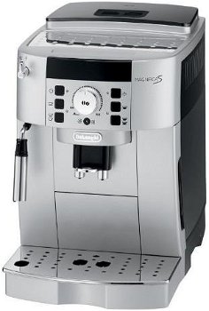 Espressor automat De'Longhi Magnifica S ECAM 22.110.W, Sistem manual de spumare, Rasnita cu 13 setari, 1450W, 15 bar, 1.8 l, Alb, DeLonghi