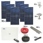 Kit sistem solar fotovoltaic trifazic ON-GRID 40KW cu panouri 90x450W prosumator WIFI Brekner Germany, Breckner Germany