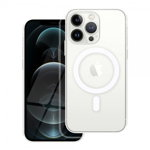 Husa Spate Upzz Hybrid MagSafe, Compatibila Cu iPhone 12 Pro, Protectie La Camere, Transparent, Upzz