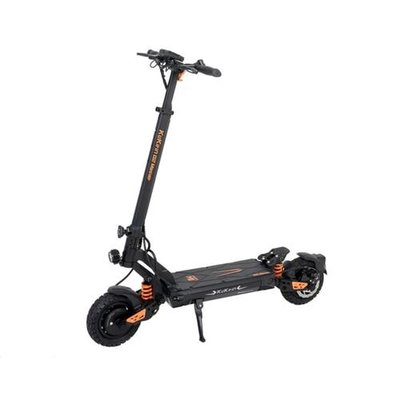 Trotineta electrica KuKirin G2 MASTER, Anvelope pneumatice off-road de 10inch,  2*1000W, baterie 52V/20.8 Ah, Autonomie maxima 70km, Viteza maxima 60 km/h, Frana pe disc, amortioare hidraulice (Negru), Kugoo