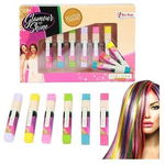 Set creta par 6 culori Glamour Shine Toi-Toys TT45783A