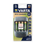 Incarcator VARTA, ECO CHARGER, 57680 + 4 x acumulatori AAA, 800 mAh