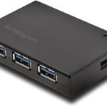 Hub USB 3.0, 4 porturi, incarcator, KENSINGTON UH4000C, KENSINGTON