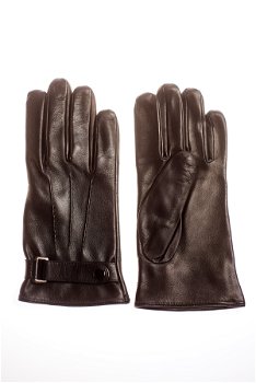 Mănuși din piele elegante M200 Negru, A&A Vesa