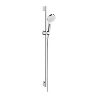Set de dus Hansgrohe Crometta 100 cu bara 90 cm crom - alb