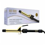 Ondulator Hot Tools Gold Curling, 25 mm, placat cu aur, Pro Signature, HTIR1575UKE, Hot Tools