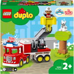 LEGO® DUPLO®: Camion de pompieri, 21 piese, 10969, Multicolor