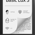 E-book Reader PocketBook Basic Lux 3 Black