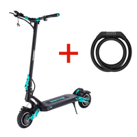 Trotineta electrica VSETT 9 acumulator 16AH 52V 70Km viteza max 45km/ora motor 650W Verde Negru