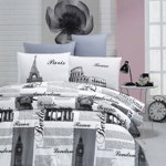 Lenjerie de pat pentru o persoana Single XL (DE), City, Victoria, Bumbac Ranforce, Victoria