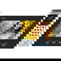 Videointerfon Ceres OR-VID-ME-1056/W Color Monitor Ultra-Plat Control Automat Al Portilor 16 Sonerii Infrarosu Tastatura Numerica Alb, ORNO