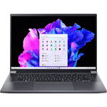 Laptop Swift X 14 SFX14-71G 14.5 inch 2.8K OLED 120Hz Intel Core i7-13700H 16GB DDR5 1TB SSD nVidia GeForce RTX 4050 6GB Windows 11 Home Steel Gray, Acer