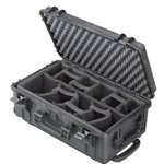 Hard case MAX520CAMTR cu roti pentru echipamente de studio, Plastica Panaro