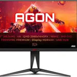 Monitor LED AOC Agon AG275QXN, 27inch, 2560x1440, 1ms GTG, Black-Red