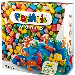 Cutie cu 850 de pufuleţi PlayMais - Lumea acvatică
