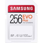 Card de memorie Samsung SDXC EVO Plus, 256GB, UHS-I, (U1), Clasa 10