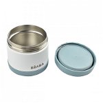 Termos alimente Beaba Thermo-Portion 500 ml White/Blue