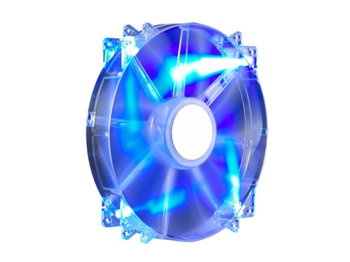 Ventilator carcasa COOLER MASTER MegaFlow 200mm, conector 3-pin, LED albastru (R4-LUS-07AB-GP), COOLERMASTER
