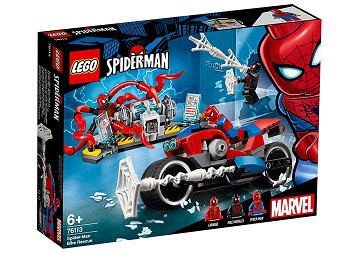 Salvarea cu motocicleta a lui spider-man lego marvel super heroes, Lego