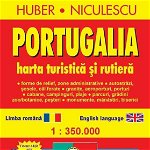 Portugalia. Hartă turistică şi rutieră