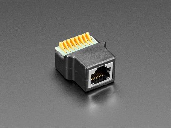Adaptor priza RJ-45 Ethernet mama la bloc terminal cu arc, Adafruit