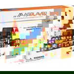 Set de constructie magnetic 3D - 158 piese, MAGPLAYER