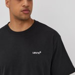 Levi's, Tricou lejer din bumbac Red Tab™, Negru, XL