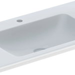 Lavoar baie, Geberit, Icon, fara orificiu pentru robinet, 90x48,5 cm