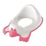 Reductor WC copii Sanit-Plast, roz, antiderapant, sustine maxim 150Kg, Cod A41AR, 