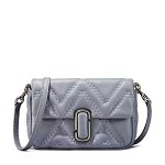 Marc Jacobs MARC JACOBS THE QUILTED LEATHER J MARC GREY BAG Grey