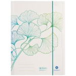 Mapa din carton, A4, cu elastic, carton reciclat, Herlitz GREENline Ginkgo